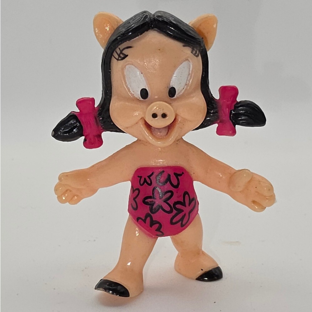 Applause Petunia Pig Figurine Small Pink Fair 1991 WBI